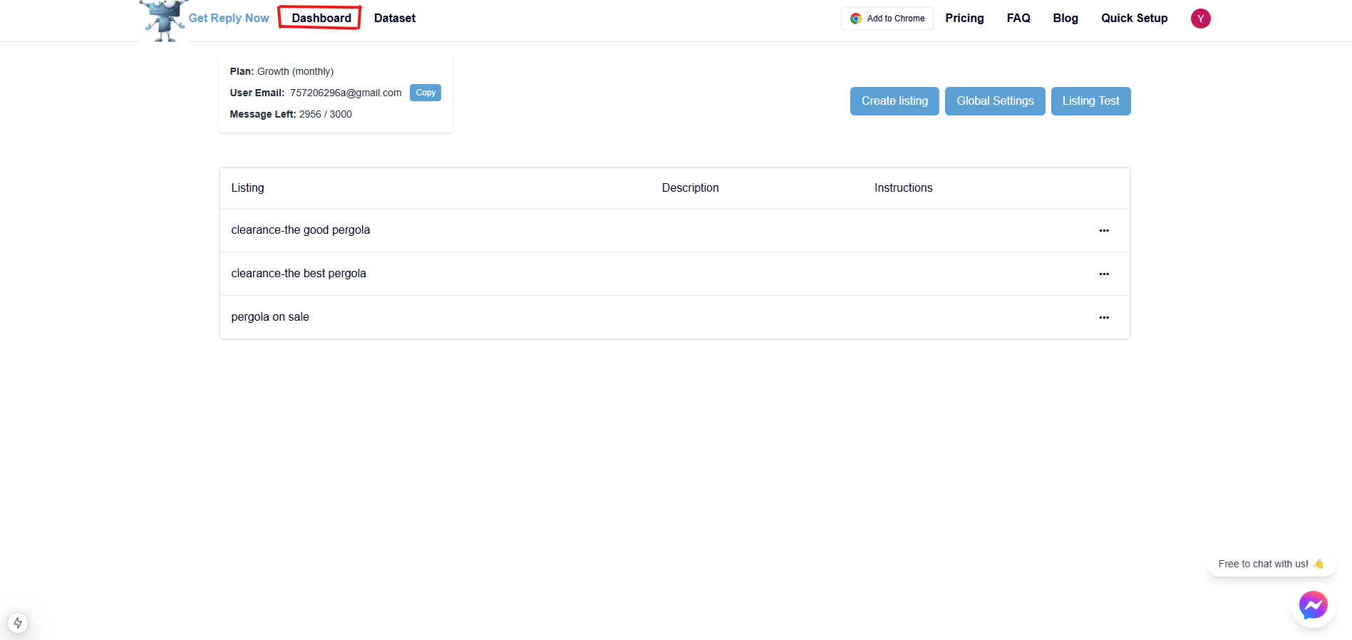 1: Click the Dashboard